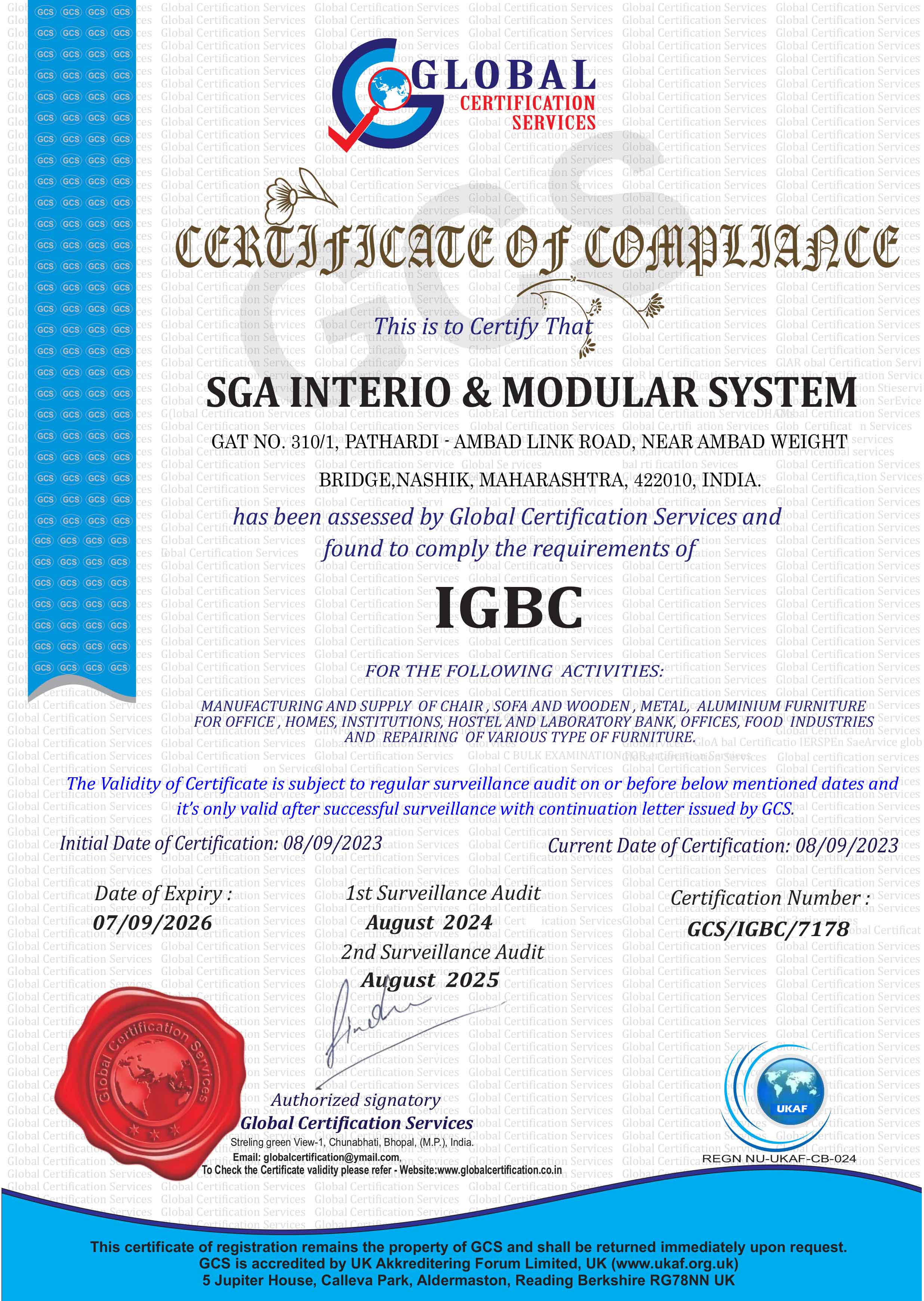 Certifications
